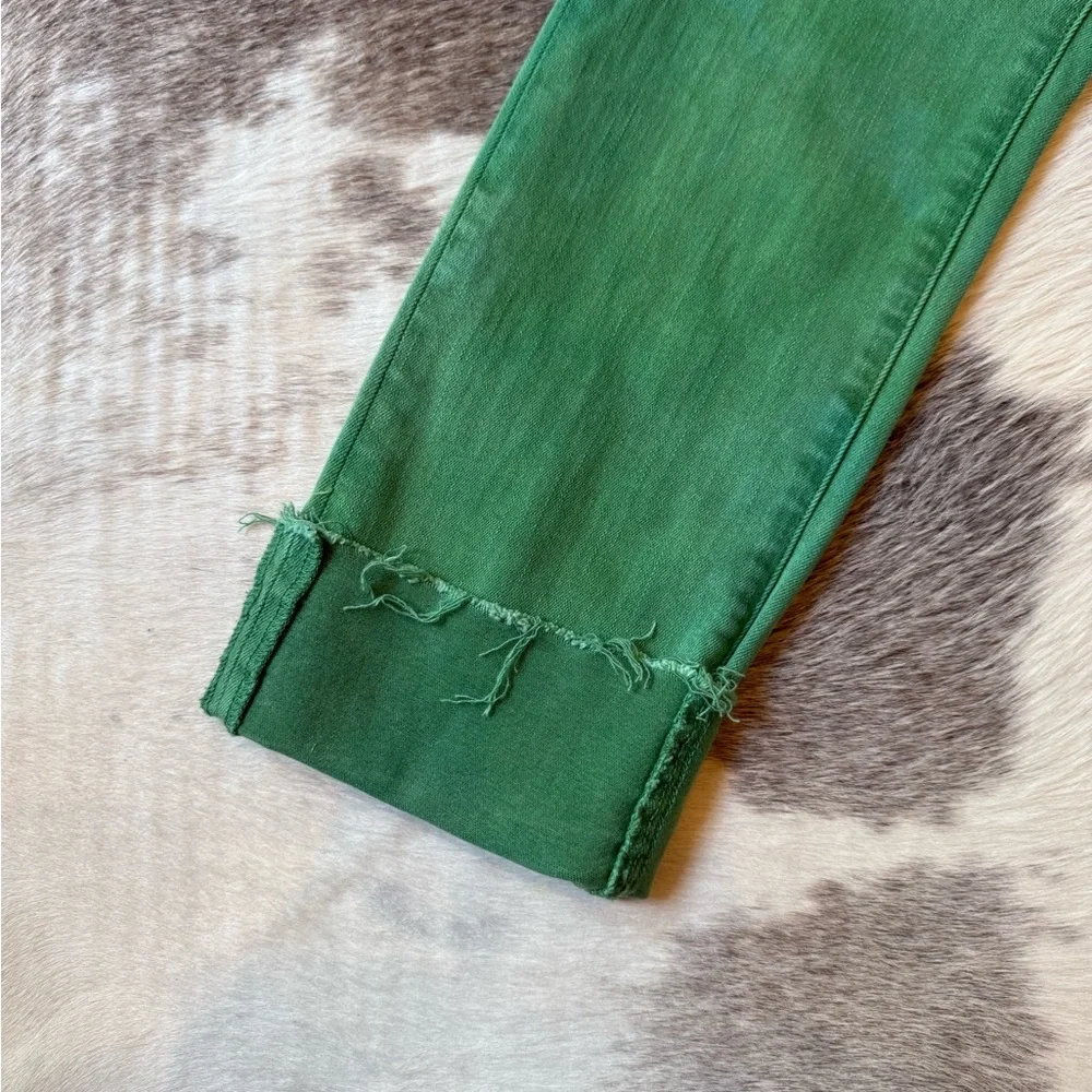 Dear John Women's Green Straight Leg Jeans - Picture 4 of 4